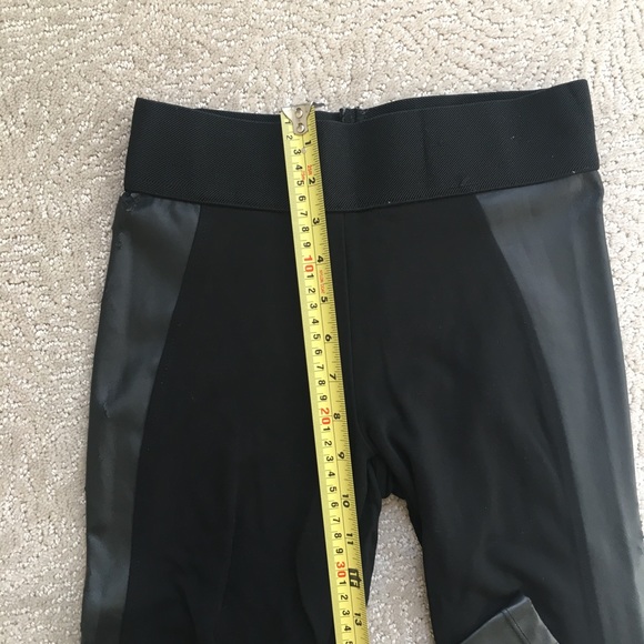 Soft leggings half leather - Picture 3 of 5